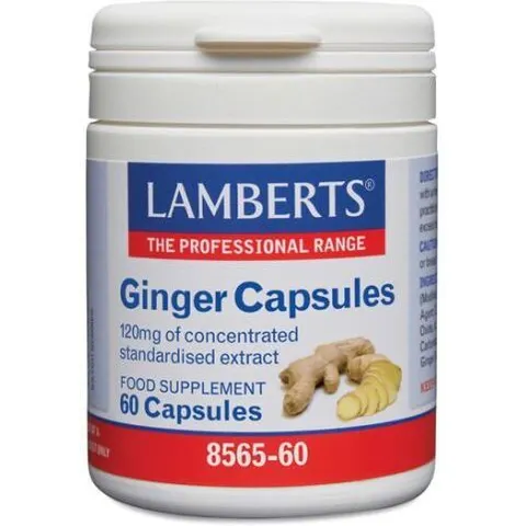 Lamberts Ginger Capsules 12,000mg, 60 capsules – image 2