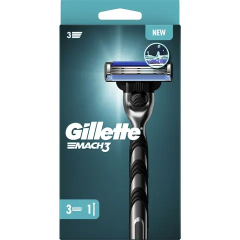 Gillette Mach3 Razor + Refills 4 Pieces – image 2