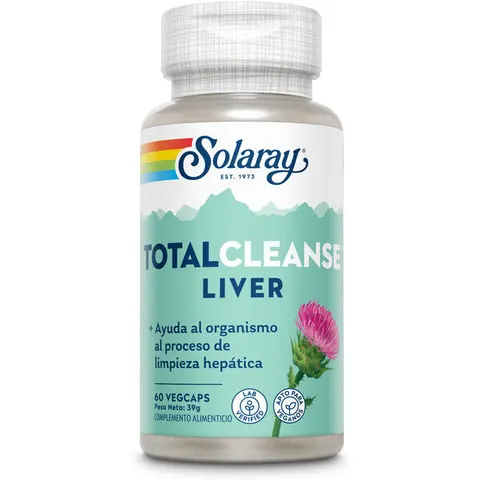 Solaray Total Cleanse Liver 60 Vegetable Capsules – image 2