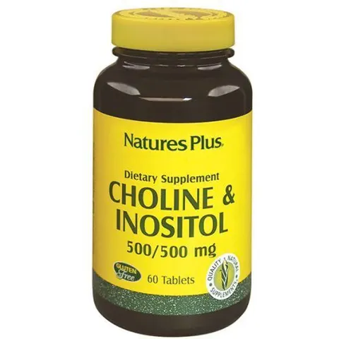 NaturesPlus, Choline & Inositol, 60 Tablets – image 2