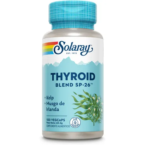 Solaray Thyroid Blend 100 Capsules 100 Units – image 2