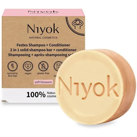 Niyok Soft Blossom Solid Shampoo + Conditioner 80 gr – image 2