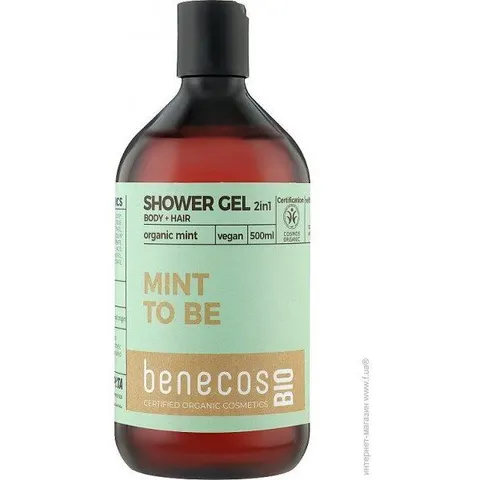 Benecos Bio Bath Gel 2 in 1 Mint 500 ml – image 2