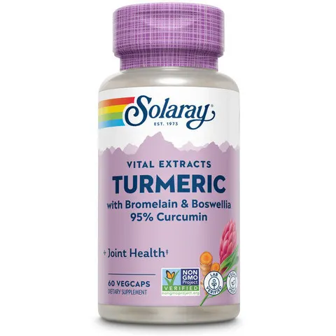 Solaray Turmeric Root Extract 60 Capsules – image 2