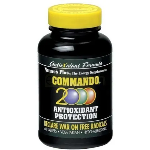 NaturesPlus, Commando 2000, 60 Tablets – image 2