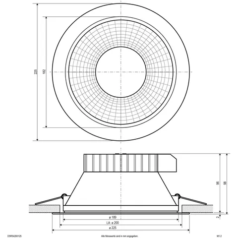 EVN LED-Deckeneuchte CCT Switch ML DSR54200125) – Bild 3
