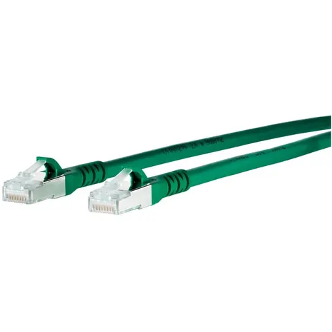 BTR NETCOM Patchkabel S/FTP gn 1,0m Cat.6A 1308451055-E ; Metz Connect) – Bild 2