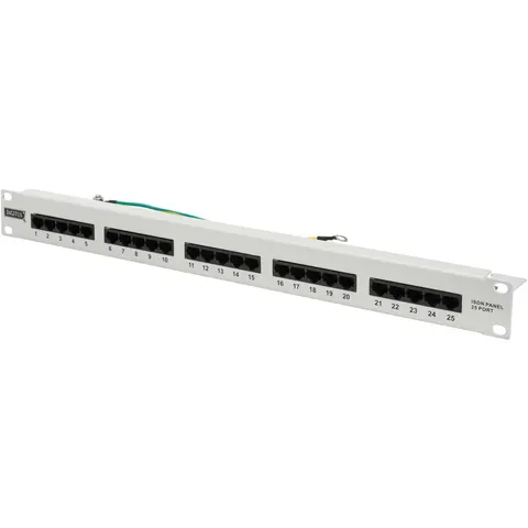 Digitus 25-KR/G ISDN Patchpanel – Bild 2