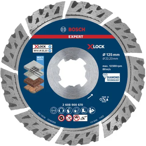 BOSCH Diamant-Trennscheibe 125 mm – Bild 2