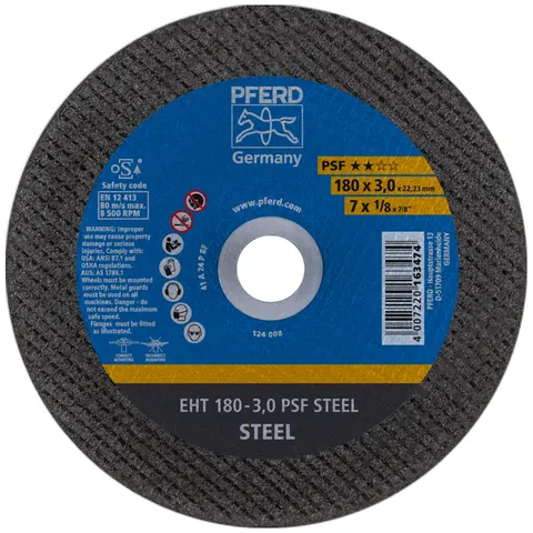 Pferd Trennscheibe gerade A24PPS 178x3mm (61726222) – Bild 2
