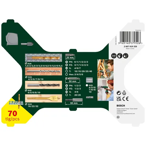 Bosch X-Line Titanium-Set (2607019329) – Bild 3