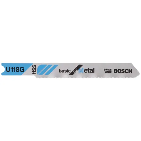 Bosch Stichsägeblatt U 118 G Basic for Metal, 3er-Pack – Bild 2