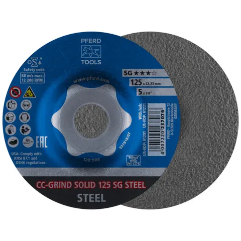 Pferd Schleifscheibe CC-Grind Solid Steel 125mm (64185125) – Bild 3