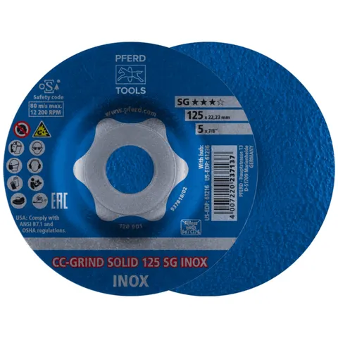 Pferd Schleifscheibe CC-Grind Solid INOX 125mm (64186125) – Bild 3