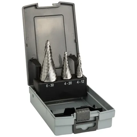 BOSCH Stufenbohrer-Set HSS 3-teilig – Bild 4
