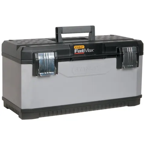 STANLEY 1-95-616 Werkzeugbox Schwarz, Silber – Bild 2