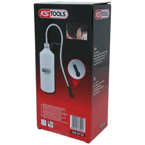 KS Tools Bremsflüssigkeits-Auffangflasche, 1 Liter – Bild 2