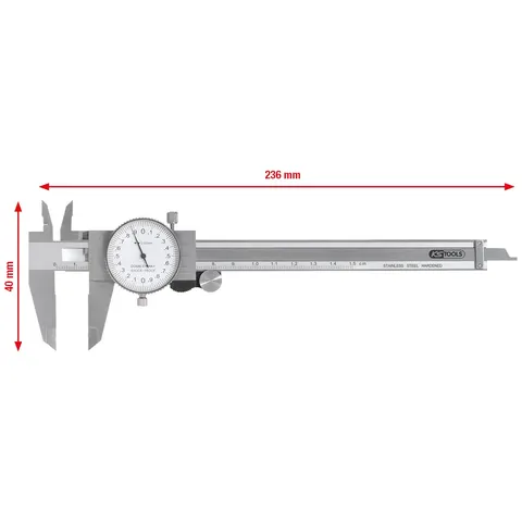 KS Tools Uhren-Messschieber, Messgenauigkeit +/-0,02 – Bild 2