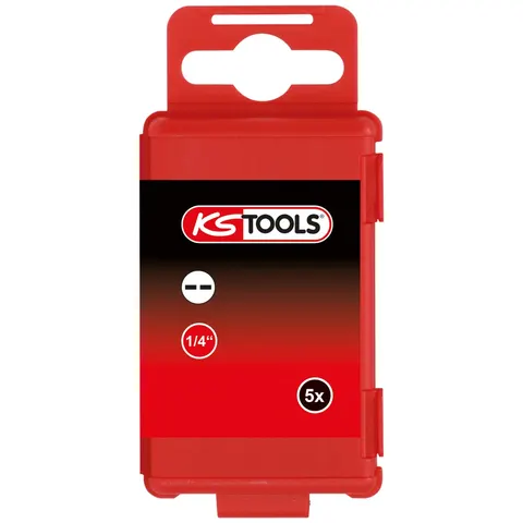 KS Tools 1/4 Bit Spanner, 75 mm, 6 mm, 5er Pack – Bild 2