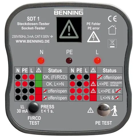 Theo Benning Steckdosentester SDT 1 – Bild 2