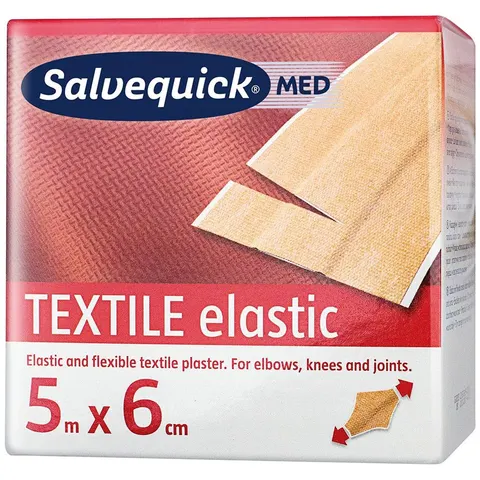 SALVEQUICK textiles Pflaster 6cm x 5m (546264) – Bild 2