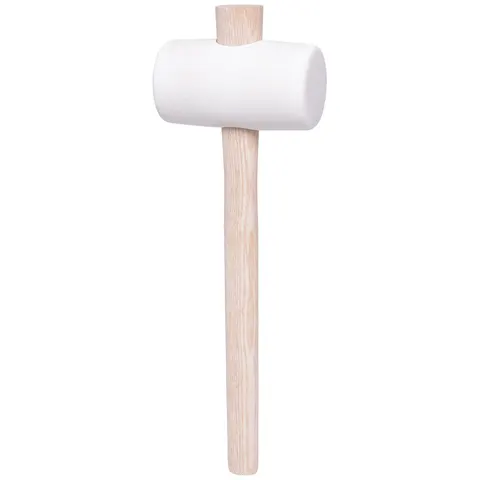 KS Tools Gummihammer weiß, 500g – Bild 2