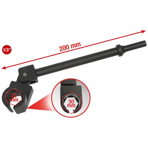 KS Tools Vibrations-Lambda-Sonden-Lösewerkzeug,22 mm – Bild 2