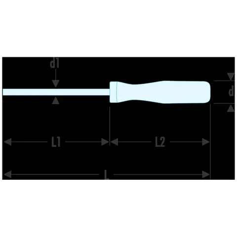 FACOM Schraubendreher ISORYL Schlitz 8 mm – Bild 3