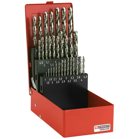 FACOM Sortiment Gefräste Bohrer Set, 32-tlg. – Bild 2
