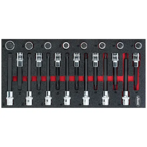 Vigor V5091 Schraubendrehereinsatz-Set V5091 – Bild 2