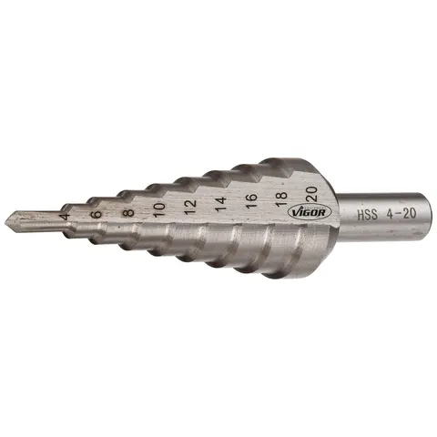 VIGOR HSS-Stufenbohrer, 4 - 20 mm – Bild 2
