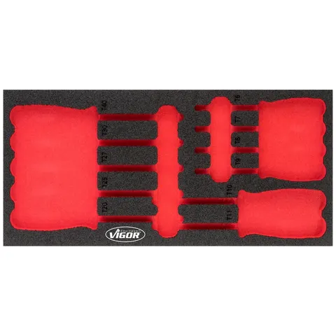 VIGOR Weichschaum-Einlage, leer V4991-L) – Bild 2