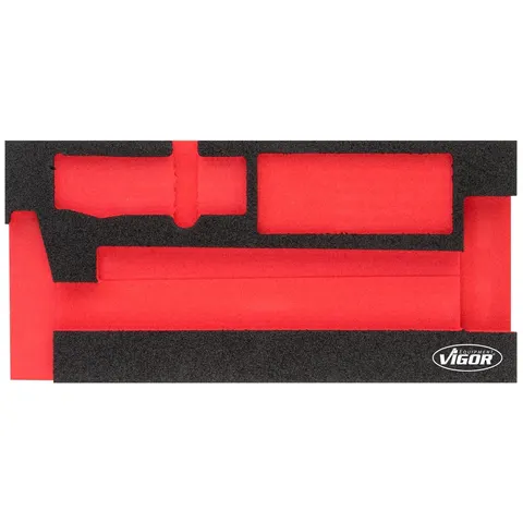 VIGOR Weichschaum-Einlage, leer V5006-L) – Bild 2
