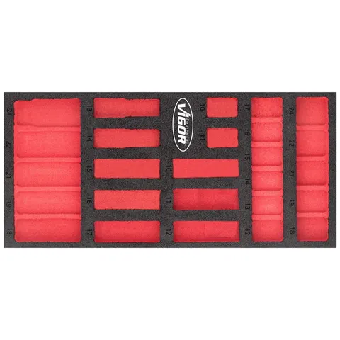 VIGOR Weichschaum-Einlage, leer V5602-L) – Bild 2