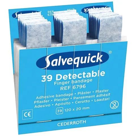 Salvequick Nachfüller 1x39 Pflaster, detektierbar – Bild 2