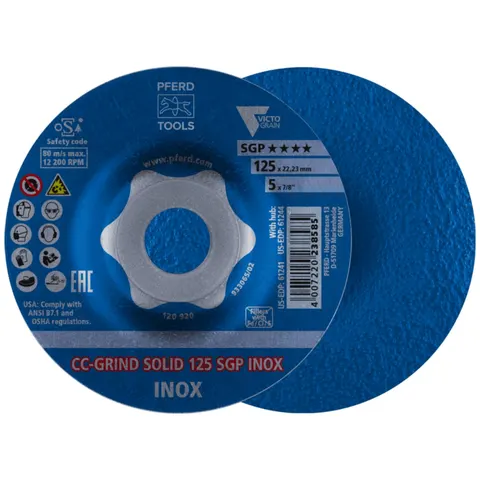 Pferd Schleifscheibe CC-Grind Solid SGP INOX 125mm (64189125) – Bild 3