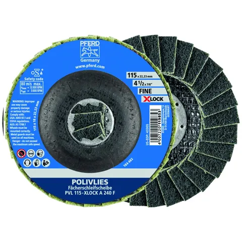 PFERD TOOLS 44694203 Fächerscheibe Durchmesser 115 mm 5 St. – Bild 2