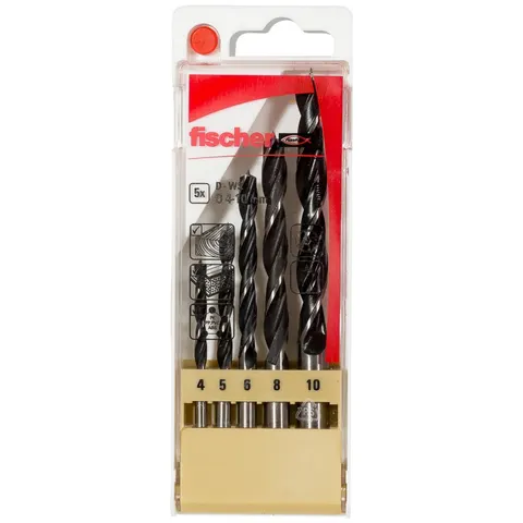 Fischer Holzbohrer D-WS Set 4-10mm P (5) – Bild 3