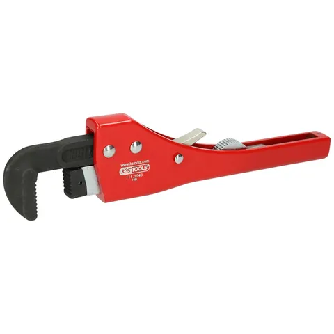KS Tools Einhand-Ratschen-Rohrzange mit verstellbarem Kopf – Bild 2