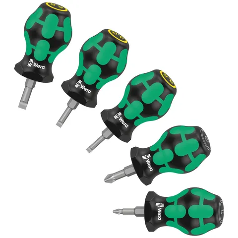 Wera Stubby Set 2 Schraubendreher-Set 5teilig – Bild 2
