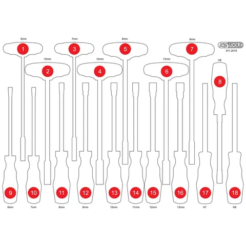 KS Tools Leere Schaumstoffeinlage zu 811.2018 – Bild 2