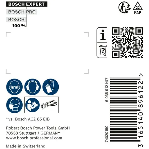 Bosch EXPERT MultiMaterial Segment Blade ACZ 105 ET, 5 Stück – Bild 2