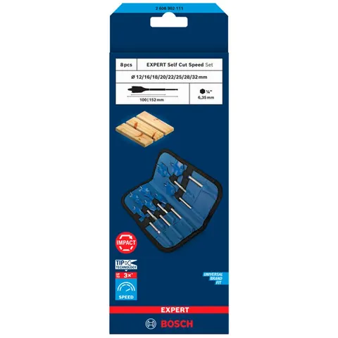Bosch Accessories 2608902111 Flachfräsbohrer-Set 1 St. – Bild 2