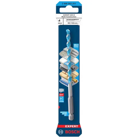 Bosch EXPERT Bohrer HEX-9 Multi Construction, 4 x 90 x 150 mm – Bild 2