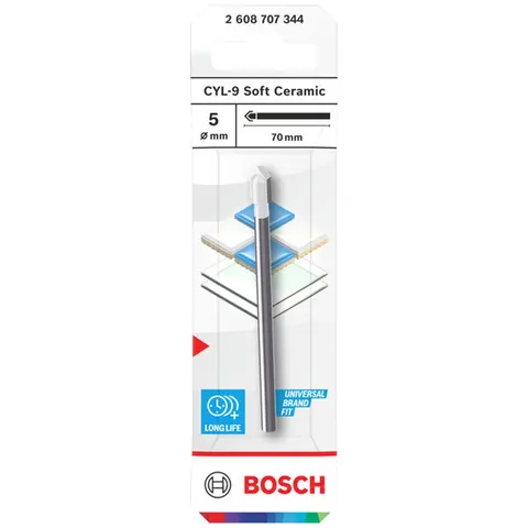 Bosch Ceramic Bohrer CYL-9 Soft, 5 x 70 mm – Bild 2