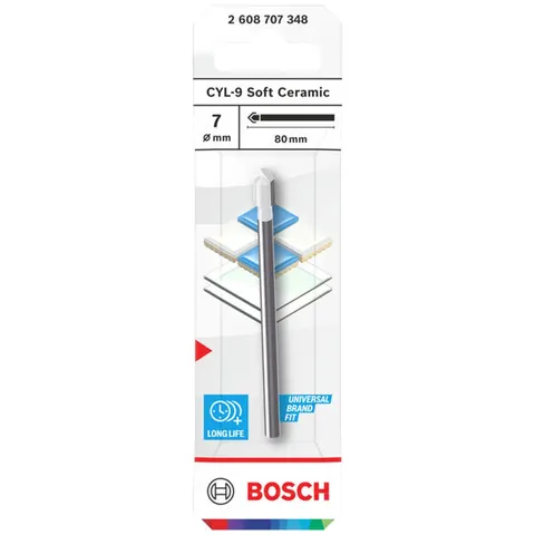 Bosch Ceramic Bohrer CYL-9 Soft, 7 x 80 mm – Bild 2