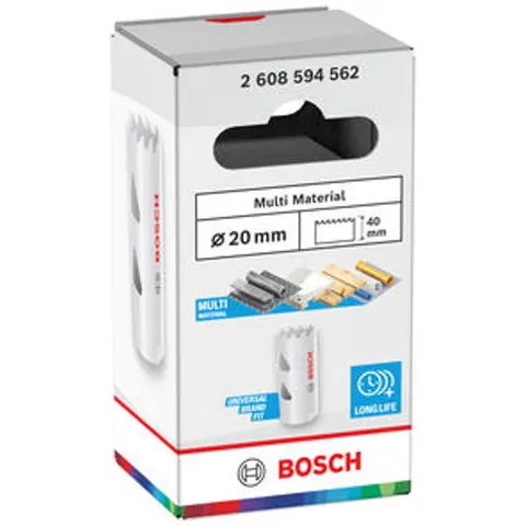 Bosch Lochsäge mit Gewinde Multi Material, 20 x 40 mm – Bild 2