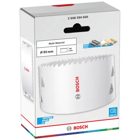 Bosch Lochsäge mit Gewinde Multi Material, 95 x 40 mm – Bild 3