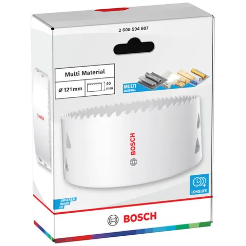 Bosch Lochsäge mit Gewinde Multi Material, 121 x 40 mm – Bild 2