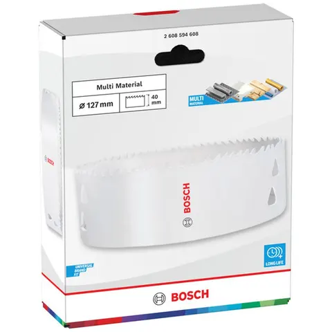 Bosch Lochsäge mit Gewinde Multi Material, 127 x 40 mm – Bild 2